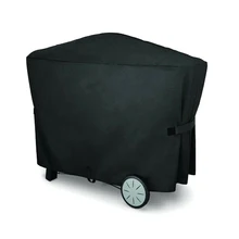 Барбекю полная длина Гриль Крышка Водонепроницаемый протектор Пылезащитный для Weber Q3000 Q2000 TSH магазин