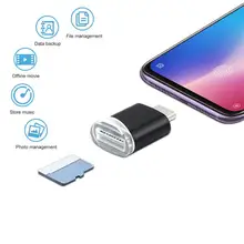 

Mini Portable Type-c OTG Adapter High Speed Aluminum Alloy Memory Card Reader