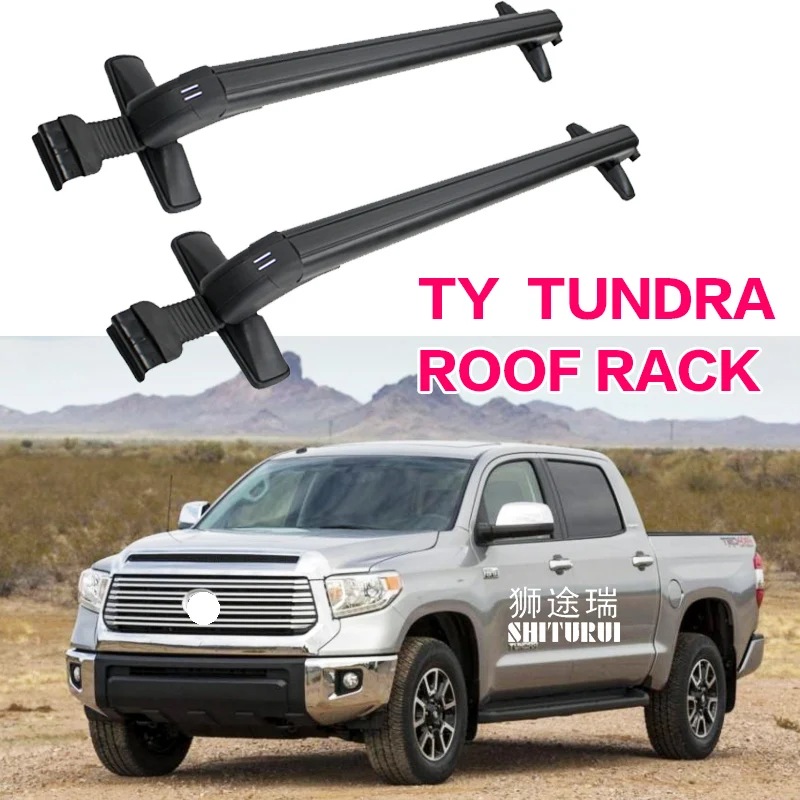Barras de resistencia para camioneta Toyota tundra, bloqueo de aleación de aluminio, con caja de equipaje, portaequipajes para bicicleta, portaequipajes techo deportivo - AliExpress Automóviles y motocicletas