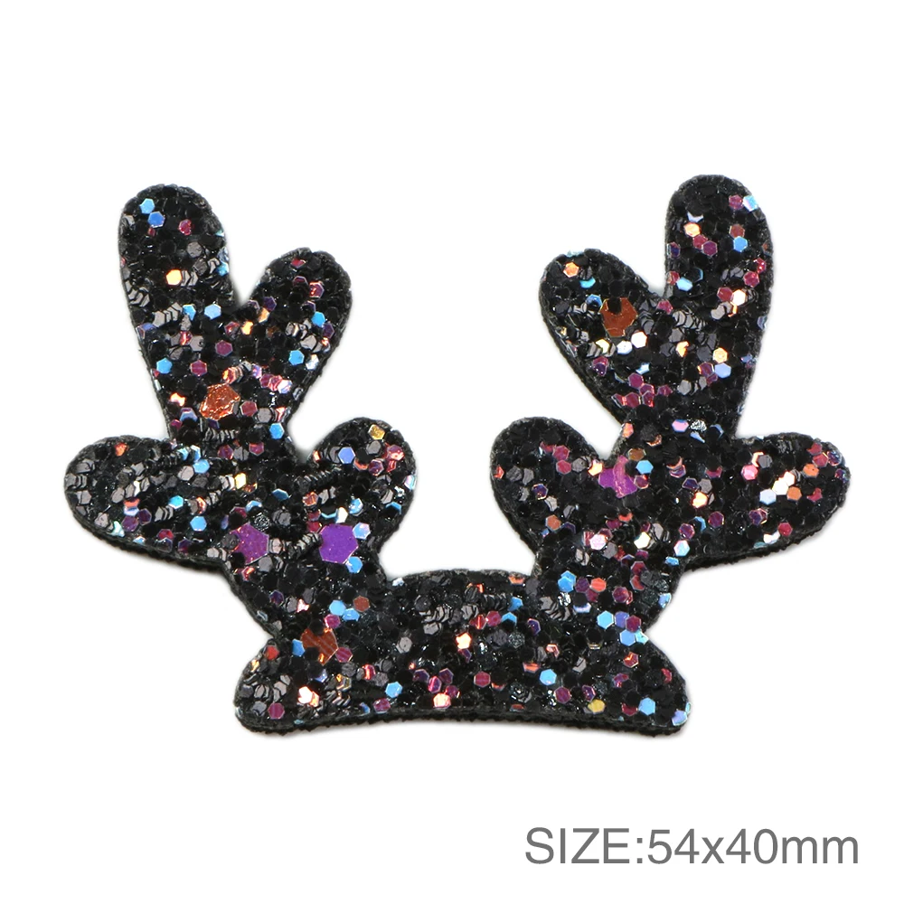 David accessories 20 шт./лот блестки на Рождество порошок нетканый заплатка DIY головной убор швейный материал украшение дома, 20Yc8111 - Цвет: 1094992001