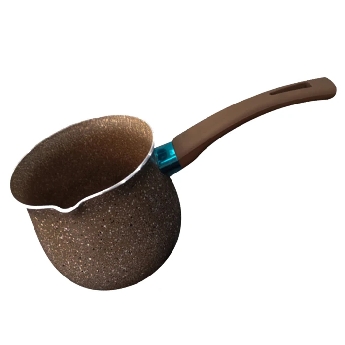 Single Handle Anti-scalding Coffee Pot Non-stick Pan Mini Milk Pot P7Ding