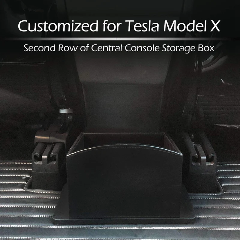Автомобильный 2-й ряд центральной консоли подходит для Tesla коробка для хранения задняя центральная консоль коробка для хранения, заднее сиденье центр Органайзер контейнер для Tesla M
