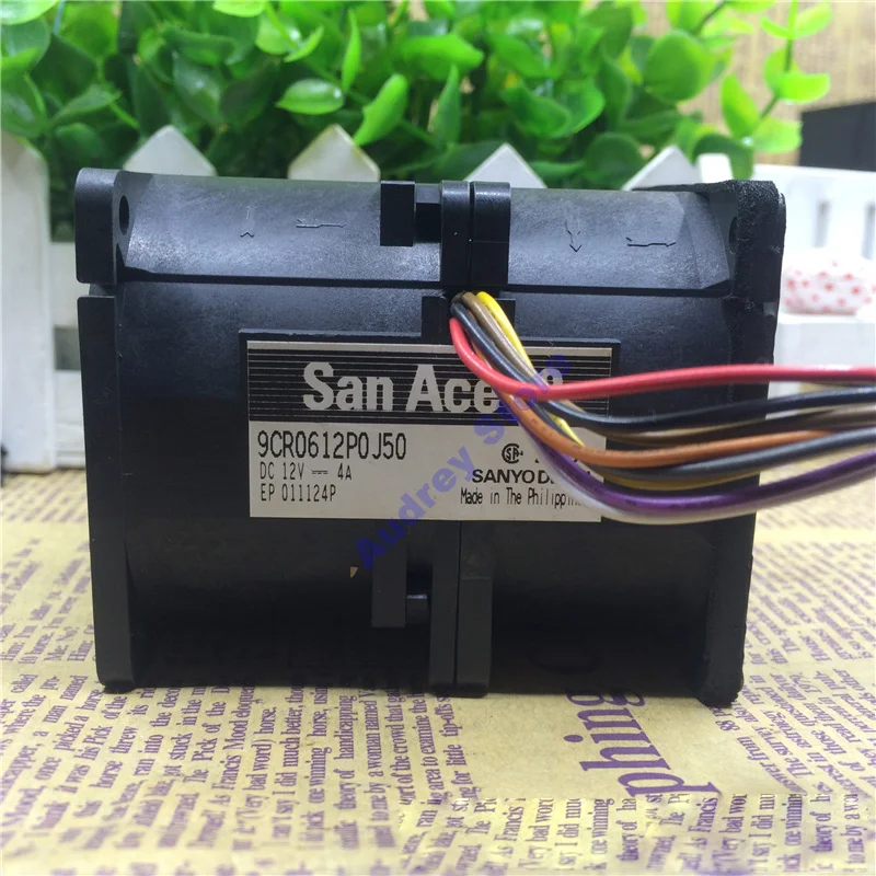 SANYO 9CR0612P0J50 6076 12V 4A6CM Caliber Supercharging Fan air blower for Automobile