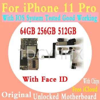 

Free iCloud Motherboard For iPhone 11 pro mainboard With/NO Face ID Original Unlocked For iPhone 11 pro Logic Board good tested