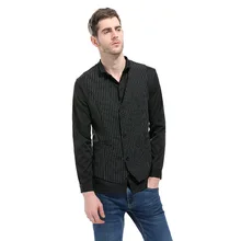 Мужской жилет спереди и сзади из композитных материалов в полоску с большим объемным дизайном, модный мужской жилет