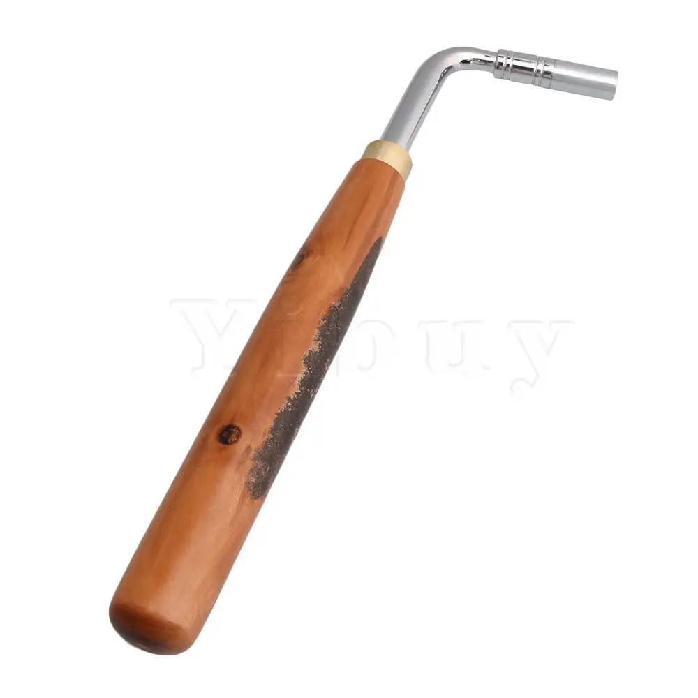 

Yibuy Professional Octagonal Head Wrench Tuner Spanner Piano Tuning Jujube Hammer Tool