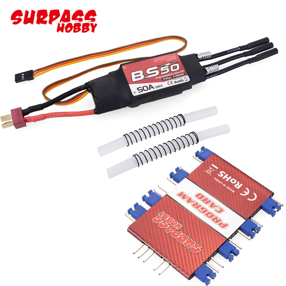 

Waterproof 2948 3000KV/3450KV Motor & Water Cooling Jacket & 50A Brushless ESC Programming Card For RC Boat RC Accessories