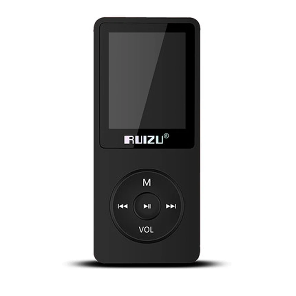 MP3-плеер ruidu X02 с экраном 1,8 дюйма, может воспроизводить 100 часов, 8 ГБ с FM, электронной книгой, часами, данными - Цвет: Black