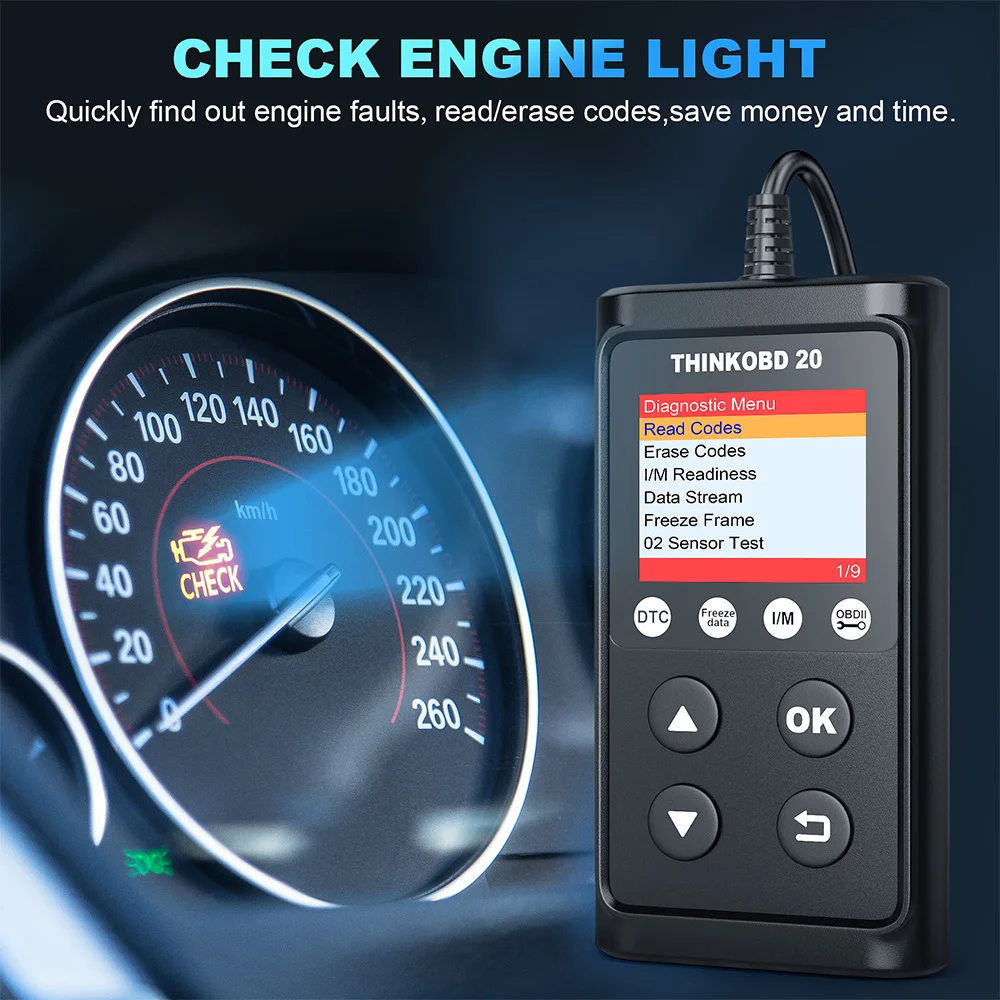£14.11 Thinkcar Thinkobd 20 Obd2 Car Auto Diagnostic Tool Scanner Professional