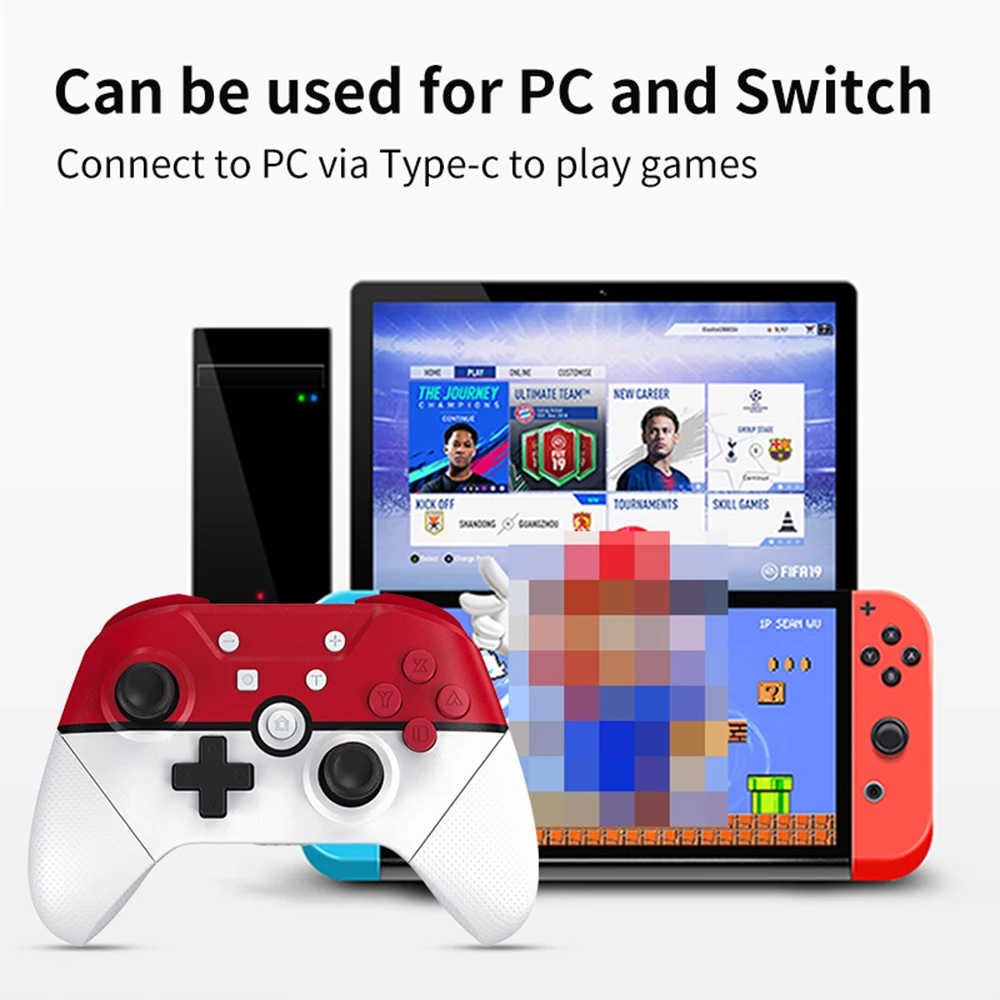 Mando inalámbrico para Nintendo Switch Pro, mando para PC, USB, Bluetooth|Mandos para - AliExpress