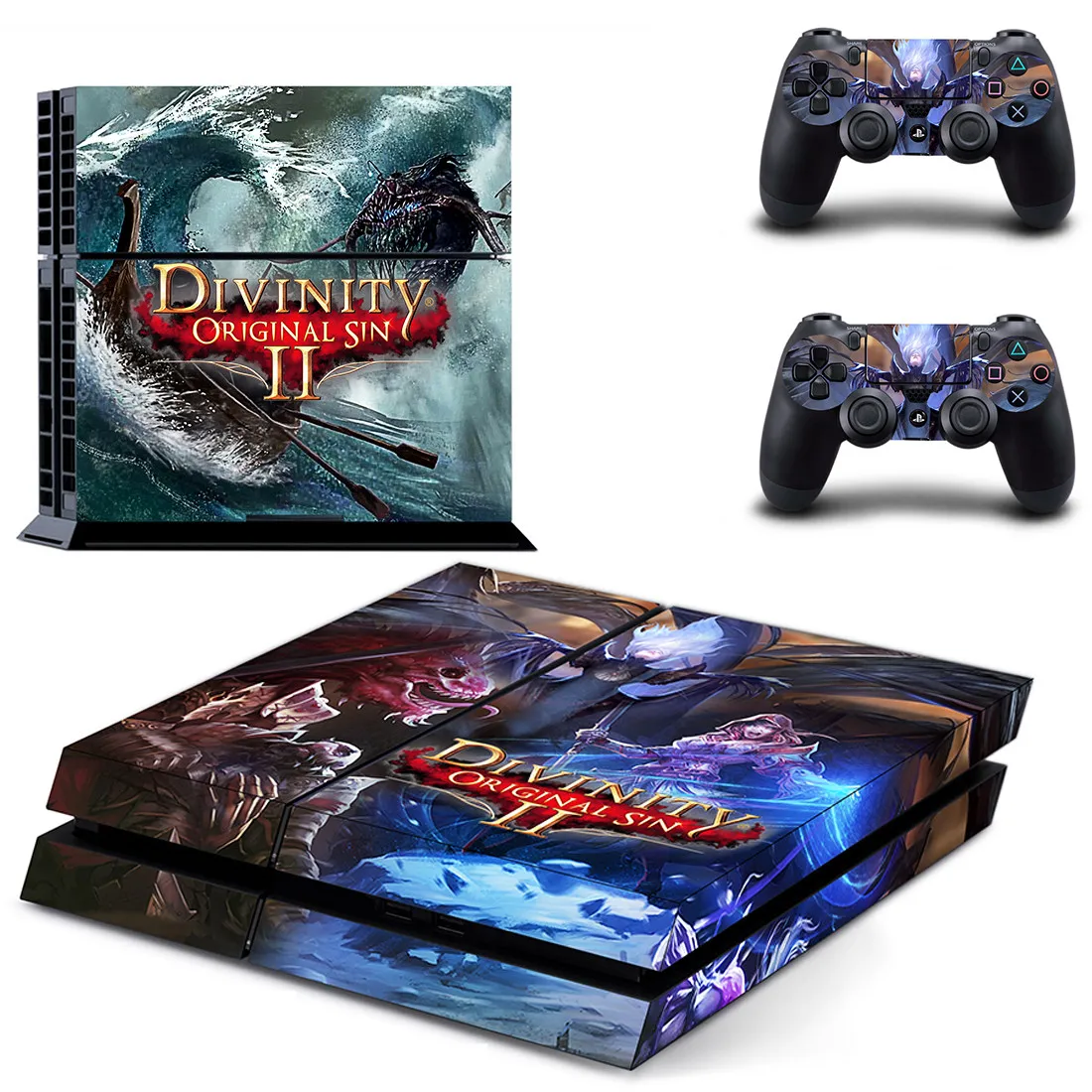 Divinity Sin 2 PS4 наклейка s Play station 4 кожа наклейки игры наклейки для playstation 4 PS4 консоли и контроллера Skins