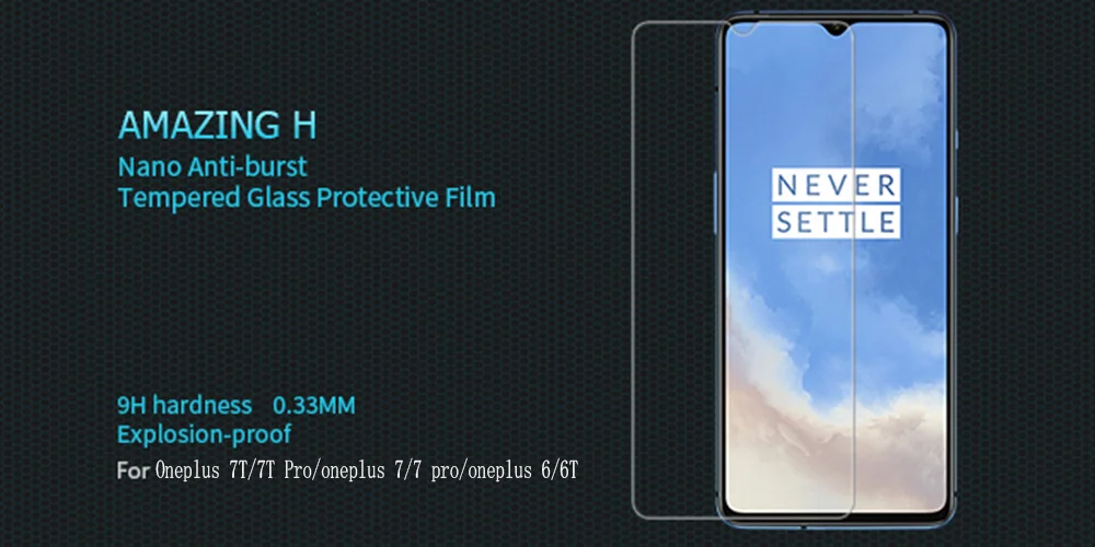 Защитная пленка Nillkin Amazing H/H+ PRO 9H из закаленного стекла для oneplus 7 t/7 t Pro/oneplus 7/7 Pro/oneplus 6/6 t/oneplus 5/5T