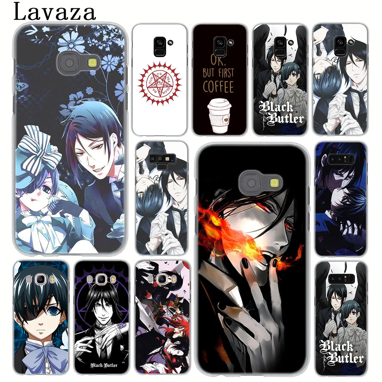 Чехол для телефона Lavaza Black Butler Kuroshitsuji Samsung Galaxy Note 10 9 8 A9 A8 A7 A6 Plus 2018 A3 A5 2015 2016 2017