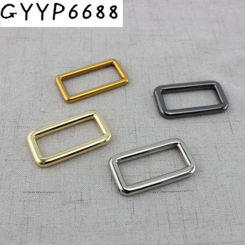 50pcs 10pcs 38mm bags metal fitting hardware square buckles hardware Luggage buckle Square button Fasteners accessories