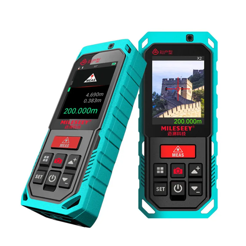 Mileseey Bluetooth цифровой лазерный дальномер P7 AK с 4x зум-объектива инфракрасный