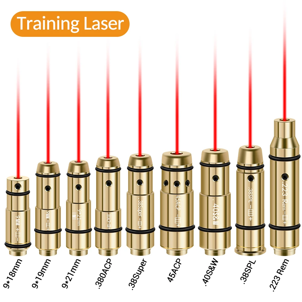 US Bore Sighter .40S&W Cartridge Red Dot Laser Sight For Rifle Scope Hunt 