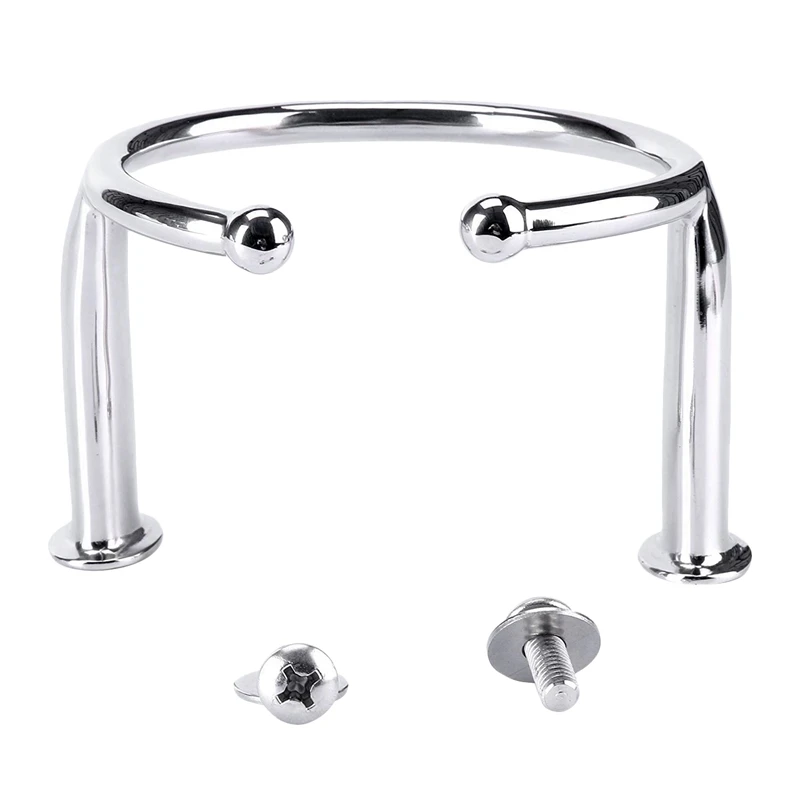 

Stainless Steel Boat Ring Cup Beverage Cans Drink Holder for Marine Yacht Boat RV Car Trailer Stainless Steel Sturdy and Durable
