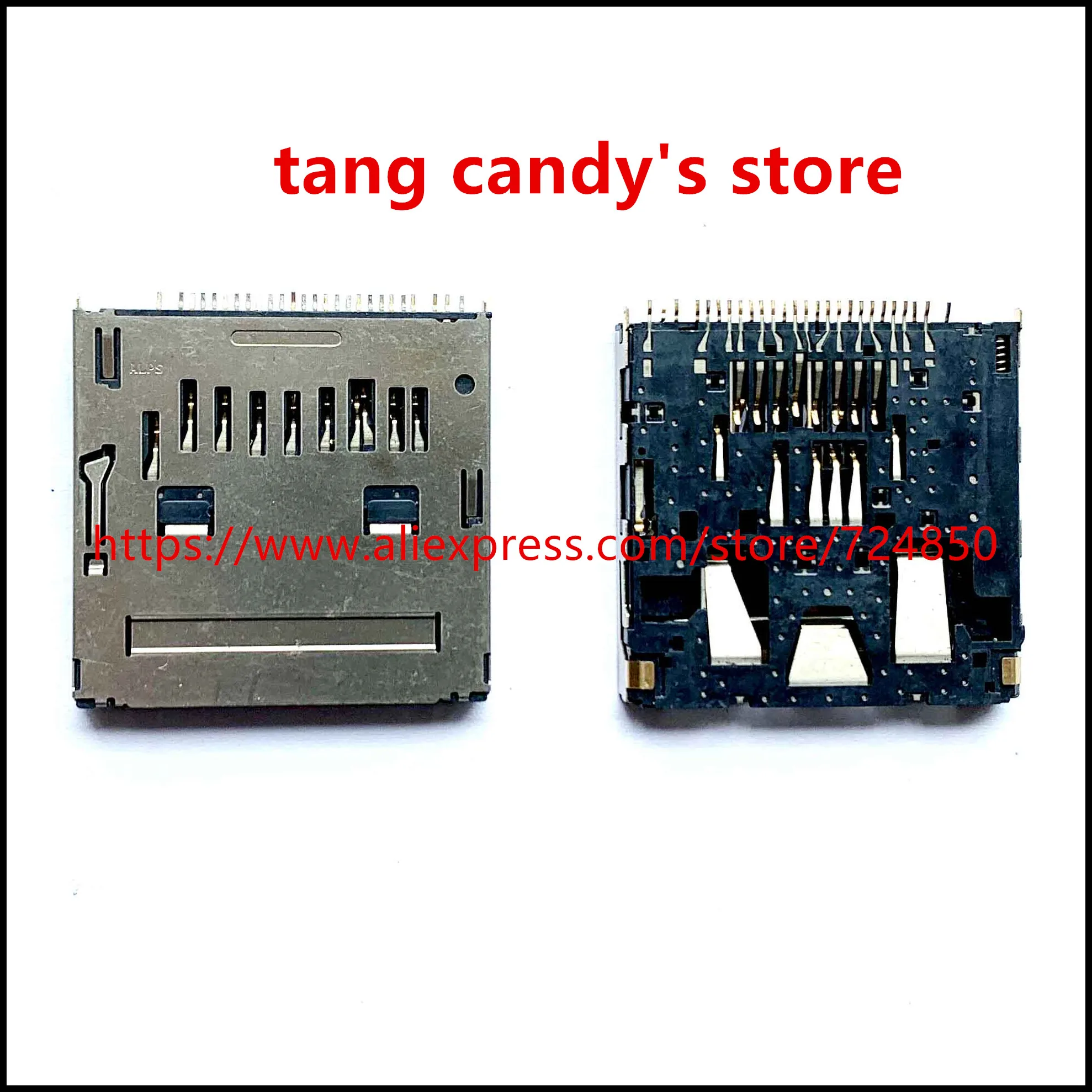 

Genuine FOR SONY TX100 T99 T110 WX100 WX150 WX170 WX70 W580 SD Memory Card Slot Component Reader Holder Assembly
