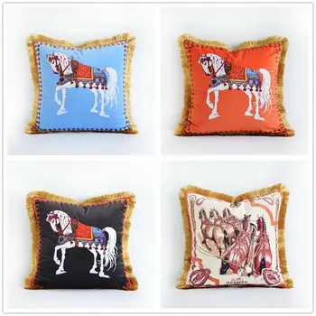 

45x45cm classic cars Sofa Pillowcase Pink Cushion Cover Throw Pillow Case Home Sofa Bed Chair Decoration 17.72x 17.72inch