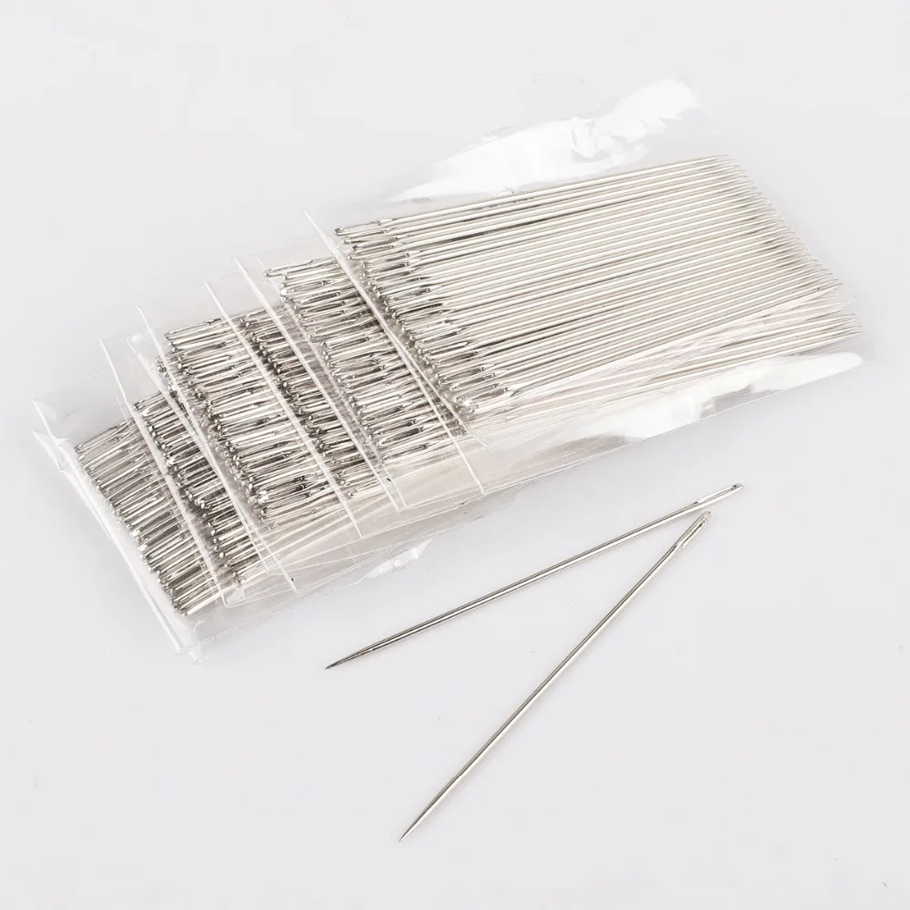 25pcs/lot Stainless Steel Large Eye Sewing Needles Sewing Pins Set