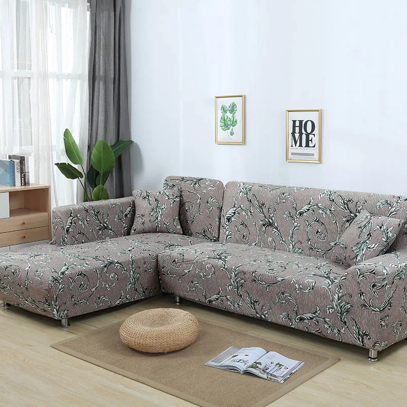 L Форма диван крышку плотно обернуть все включено секционные эластичные диван охватывает диване покрытия чехлов 1/2/3/4 сиденья - Цвет: 5893