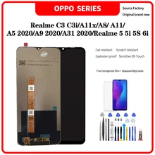 Bloc écran tactile lcd, sans cadre, pour oppo Realme C3 C3i A11x A8 A11 A5 2020 A31 2020 Realme 5 5i 5s 6i=