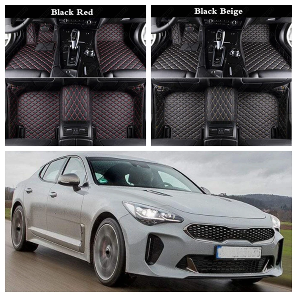 Автомобильный напольный коврик для Kia Rio 3 Forte Niro Optima Sorento Soul Sportage Sedona Ceed Stinger авто