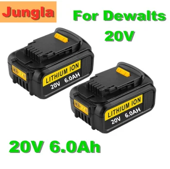 

20V 6000mAh Liion Battery DCB180 Rechargeable Battery For DEWALT DCB180,DCB181 XJ DCB200,DCB201,DCB201-2,DCB204,DCB20 DCB182