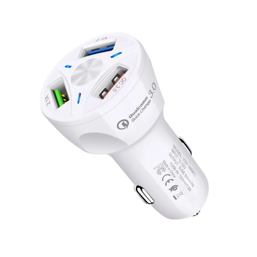 3A быстрая зарядка 4,0 3,0 USB Автомобильное зарядное устройство для iPhone samsung Xiaomi huawei быстрая QC 3,0 QC 4,0 зарядное устройство для мобильного телефона USB Автомобильное зарядное устройство