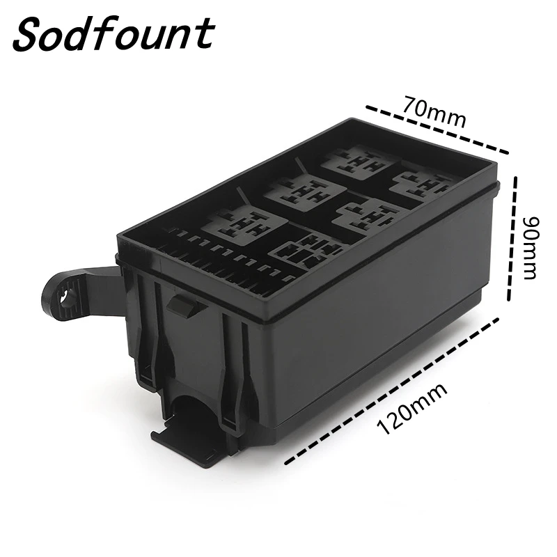 12 スロットリレーボックス 6 リレー 6 ATC/Ato 標準ヒューズホルダー