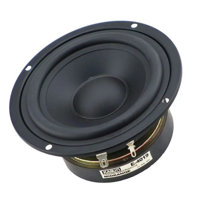 Portable Speaker Audio Speakers Bookshelf Speakers 2Pieces （2 speakers）Original KASUN E-4019 4.5 Inch Sealed Pure Midrange Speaker Unit Impedance 8 Ohm Power 80W