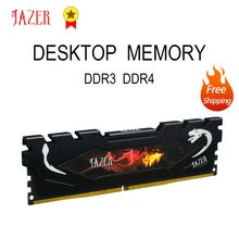 Jaser-Memoria Ram DDR3, 1600MHz, DDR4, 8gb, 2400MHz, 2666MHz, 16gb, 3000MHz, 3200MHz, Memoria de ordenador de escritorio con disipador de calor
