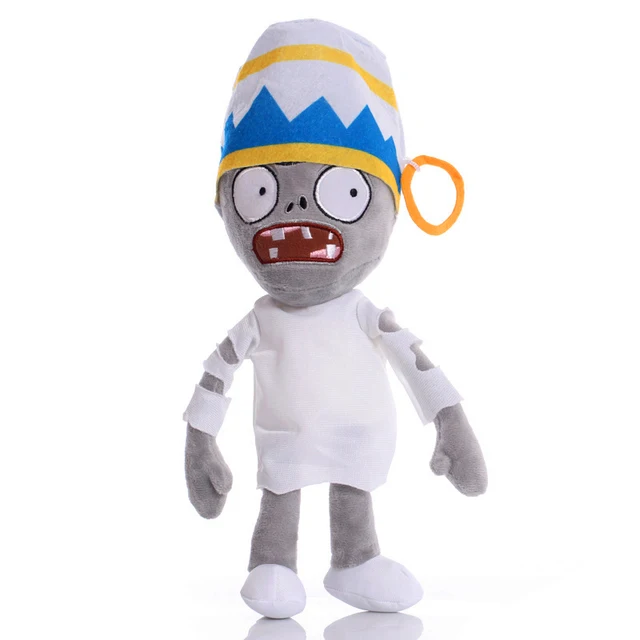 New 30CM Plants VS Zombies Anime Figure Conehead Zombie Newspaper