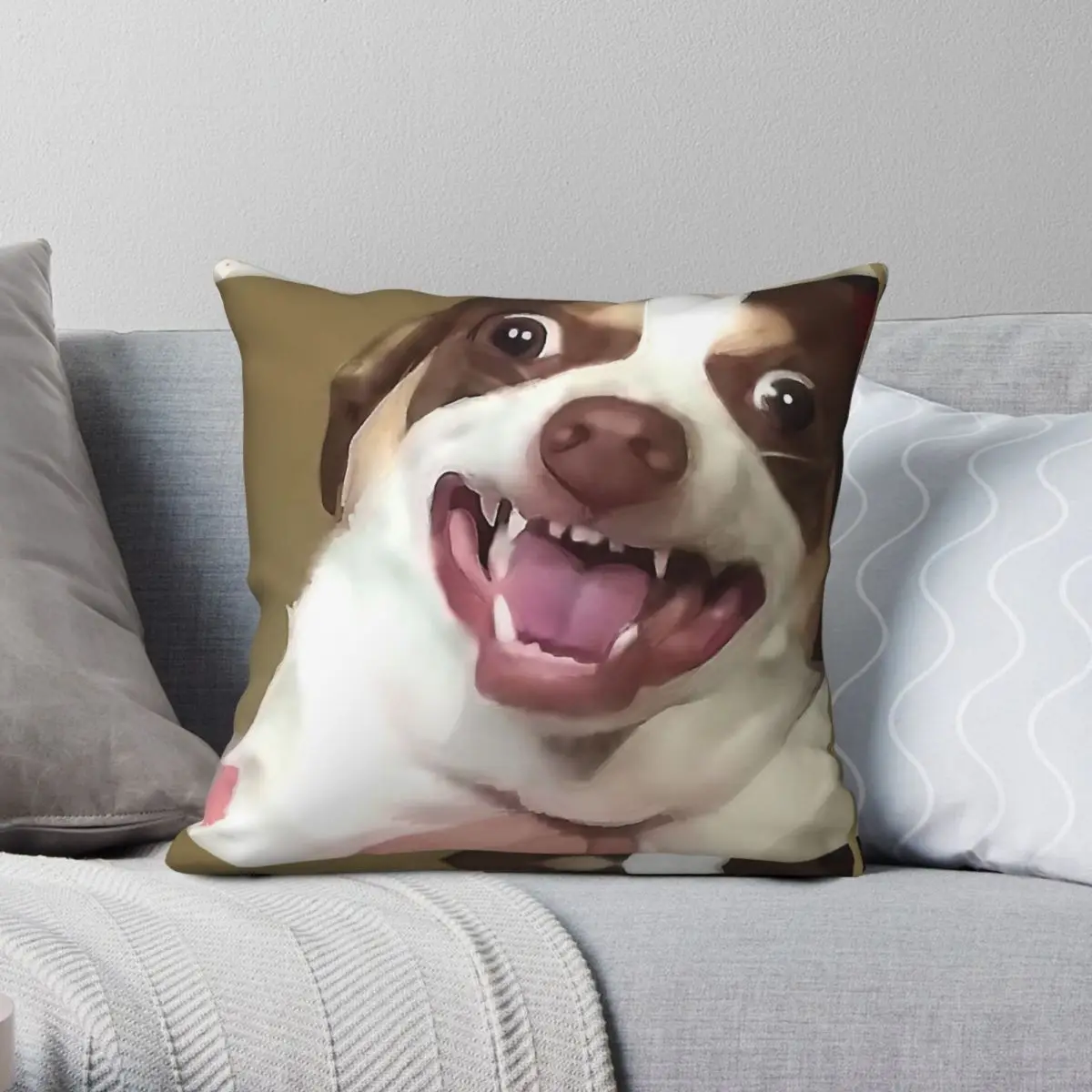 Наволочка Mr. Bubz из полиэстера и льна бархатная креативная Декоративная Подушка