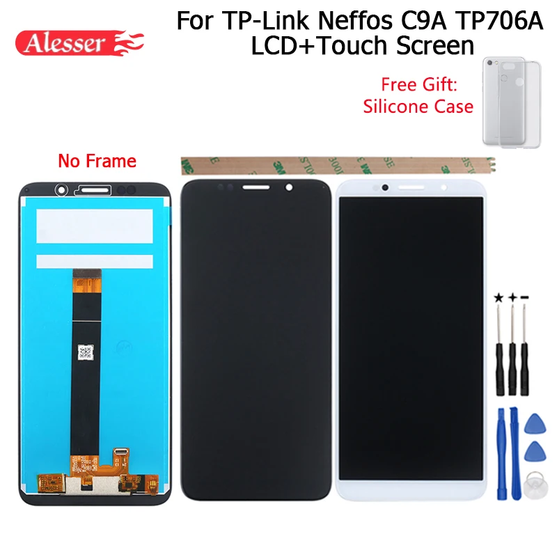Alesser для TP Link Neffos C9A TP706A ЖК дисплей и сенсорный экран в сборе + Инструменты