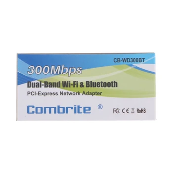 

Support Mini BCM4352 867Mbps + Bluetooth BT 4.0 802.11AC/BGN Desktop PCI-E Adapter 1pc