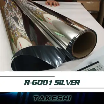 

Silver Glass Window Film one way Mirror Effects Tint Protective Privacy UV Rejection 60"x24"
