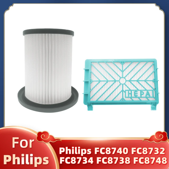 Hepa Filter Replacement For Philips FC8732 FC8734 FC8736 FC8738 FC8740 FC8748 Vacuum Cleaner Spare Parts Accessories Set B