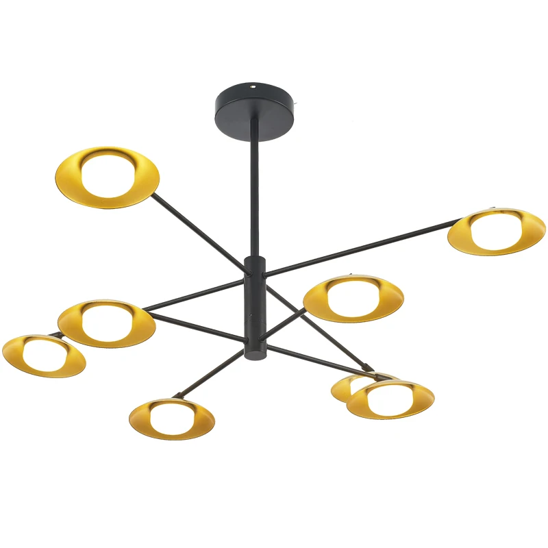 Post-modern luxury LED chandelier lighting Nordic Iron Creatice hanging lamp living room restaurant bedroom home deco fixtures