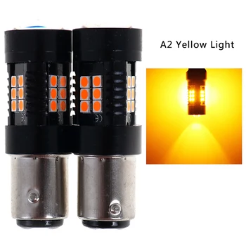 

2Pcs Auto Lamp Bulbs LED 12V - 24V Car Light 1156 LED BA15S P21W LED BAU15S PY21W BAY15D 3030