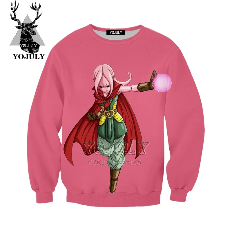 YOJULY Dragon Ball magicer/Детская толстовка в европейском стиле с 3D рисунком из аниме детская одежда для мальчиков и девочек-подростков Топы с длинными рукавами, SW102
