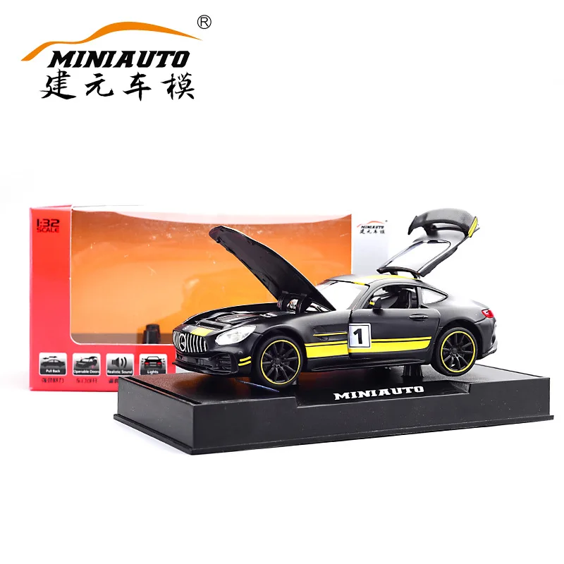 

[Boxed] Model Benz amg gt Track Version Alloy Car Model Sound And Light CHILDREN'S Toy Ultra-Model Ornaments