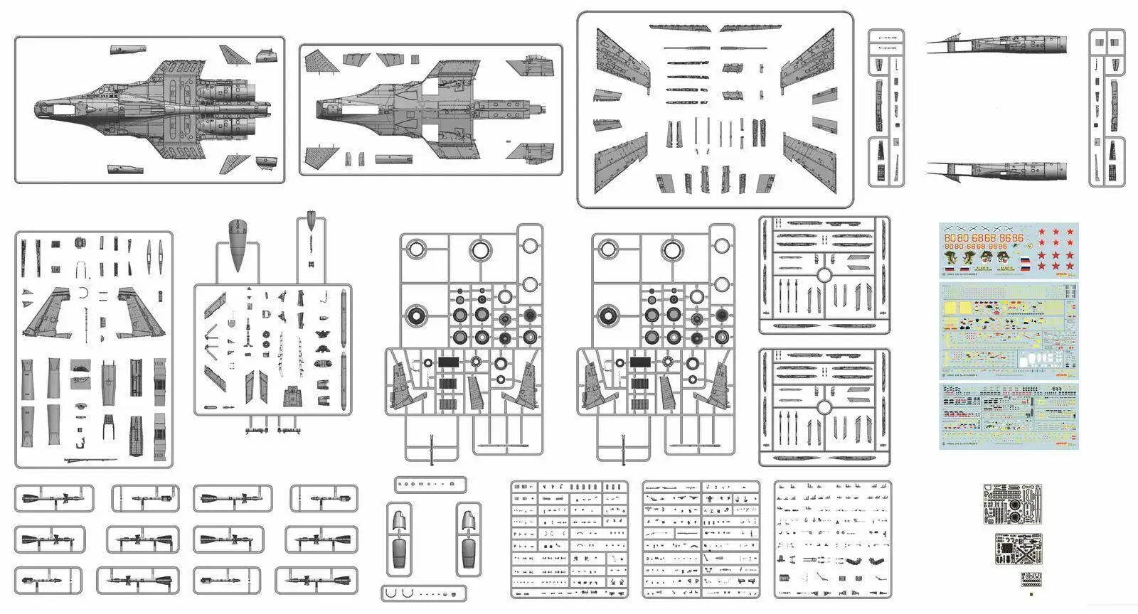 Toy Models & Kits D Model Kit MINIBASE 8001 1/48 Russian Navy Carrier