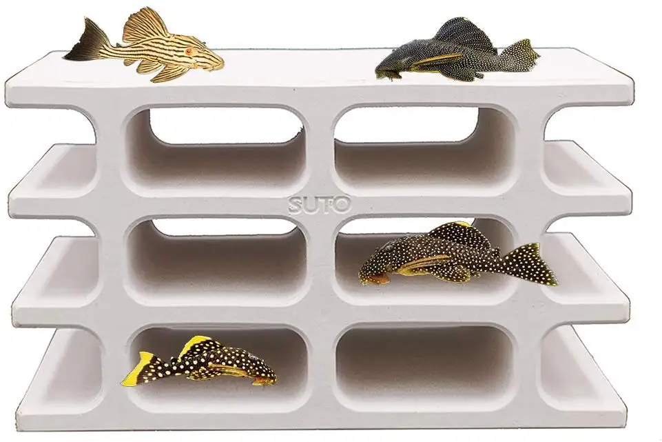 Белая керамическая укрытие для аквариума, украшение для креветок Amano Cichlid placo, для нереста и разведения, Декор для дома