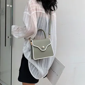 

Bag female new Korean version of the portable small square bag fashion texture shoulder Messenger bag