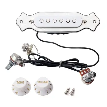 

Folk Acoustic Electric Guitar Pickup Sound Hole Magnetic 6 String D5BA