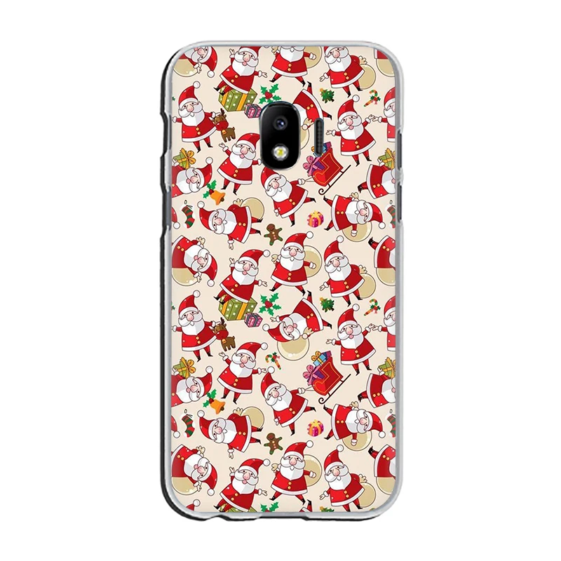 Жесткий чехол для телефона с Новым Рождеством для samsung Galaxy J1 J2 J3 J4 J5 J6 Plus Prime J7 DUO J8 - Цвет: H9