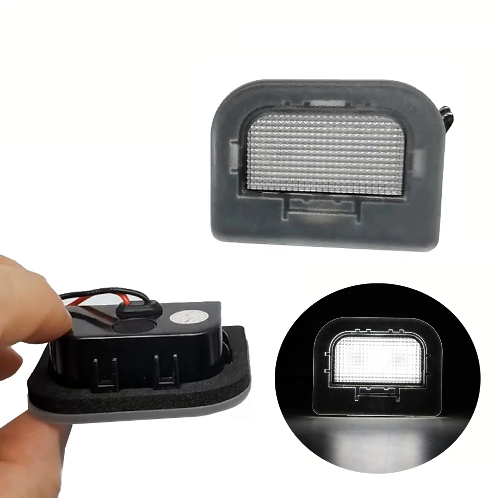 2Pcs Error Free White LED License Plate Light Number Plate Lamp For Kia