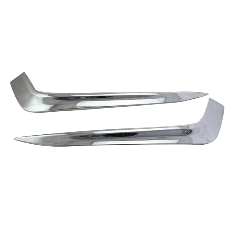 Chrome Front Fog Light Lamp Eyelid Cover Trim for Honda Civic 10Th 2016-2018 | Автомобили и мотоциклы