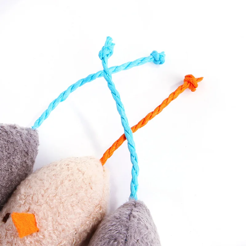 Pet Cat Toy Bite Resistant Molar Plush Toys For Cats Funny Playing Fleece False Mouse Small Dog Cat Training Supplies